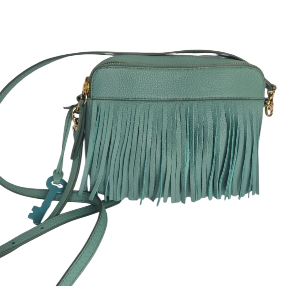 Fossil Sydney Fringe Leather Crossbody Purse